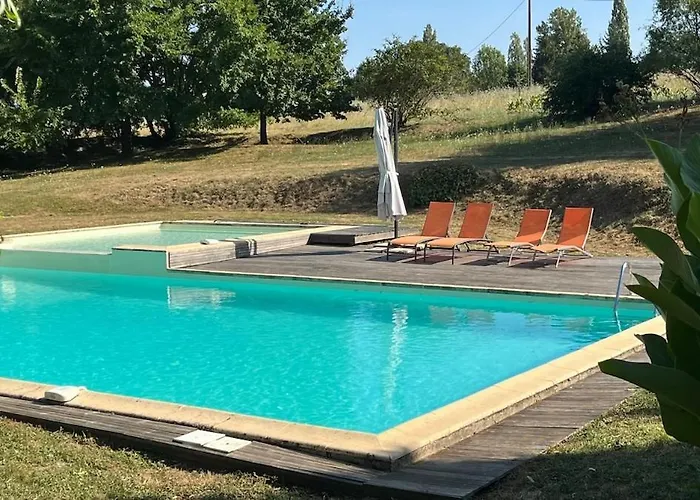 度假居 Ostal De Marcillac Avec Piscine - Le Pigeonnier